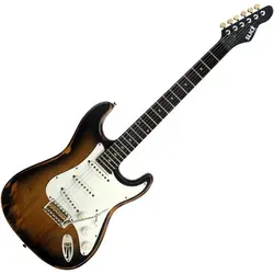 Slick SL 57 Sunburst - SL57 Serie E-Gitarre mit Sumpfesche Korpus, Jatoba/Ahorn Griffbrett und 3x '65' Alnico Singlecoils für erstklassigen Klang in einem attraktiven Sunburst-Finish.