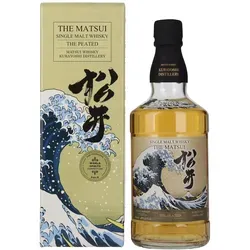 Matsui Whisky THE MATSUI Single Malt Japanese Whisky THE PEATED CASK 48% Vol. 0,7l - Exquisiter japanischer Single Malt Whisky mit torfiger Reifung, ideal für Liebhaber intensiver Aromen. Perfekt für puren Genuss oder als Begleiter zu gegrilltem Fleisch und hochwertigen Zigarren.