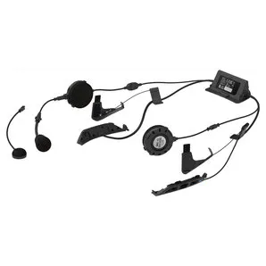 Shoei SRL3 Kommunikationssystem - Premium Motorrad-Headset - Motorrad-Headset mit Mesh Intercom™ und SOUND BY Harman Kardon für SHOEI Neotec 3 und GT-Air 3. Bietet herausragende Geräuschunterdrückung und bis zu 8 Stunden Sprechzeit.