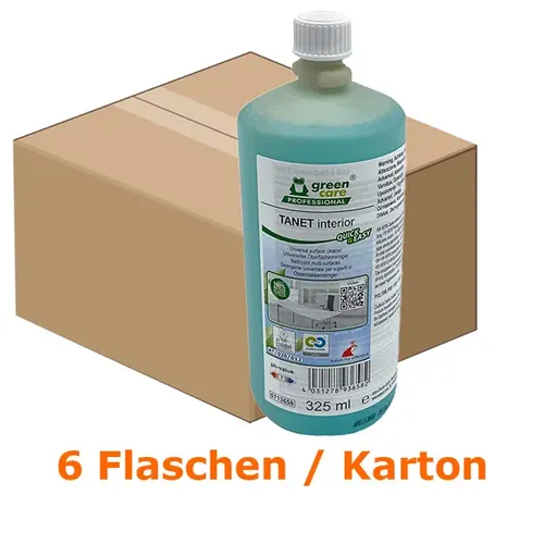 Tana Quick & Easy Tanet interior 325ml Öko-Universalreiniger universeller Oberflächenreiniger für streifenfreie Reinigung 713658