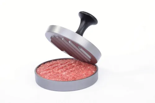 GRÄWE Hamburgerpressen-Set mit Komfortgriff - Bestecksets für Burger-Fans! Mit Anti-Haft-Beschichtung für müheloses Formen von perfekten Hamburger-Patties. Ideal als Geschenk, im formschönen Karton.