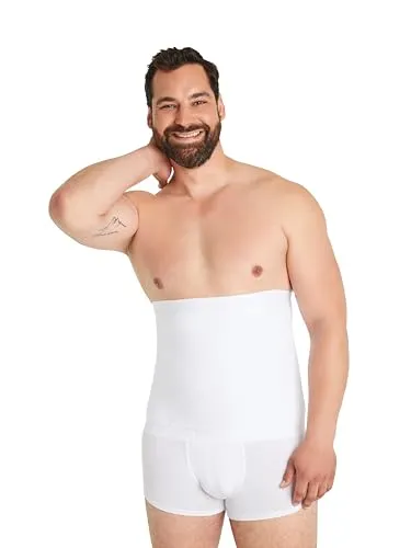 FINN Kompressions-Gürtel Herren - Bauchweg-Effekt für eine schlanke Figur - Herren Shapewear mit starkem Body-Shaper-Effekt: Reduziert Fettpolster, verbessert die Haltung und bietet hohen Tragekomfort dank atmungsaktiver Baumwolle.