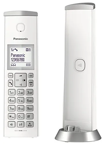 Cordless Panasonic KX-TGK220JTW - Festnetztelefon mit langlebiger Akku-Technologie, flexiblem Design und hoher Qualität für zuverlässige Kommunikation.