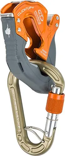 Click UP+ Kit - Sicherungsset orange - Kletterzubehör für sicheres Klettern in Halle und Klettergarten mit V-Proof-System, das Sturzrisiken minimiert und optimale Seilblockierung garantiert.
