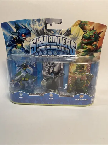 Skylanders Giants|3er Figuren Pack|Neu|Zap|Hex|Dino Rang