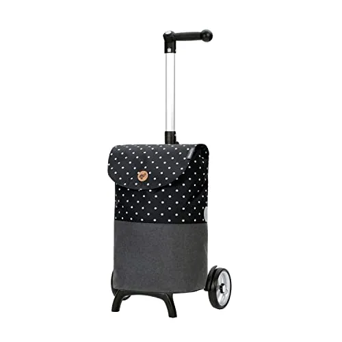 Andersen Unus Shopper Fun Einkaufstrolley, 36 l - Praktischer Einkaufstrolley mit 3-Wege-System Griff, ideal für stressfreies Einkaufen und Ausflüge. Wasserabweisend, geräumig und leicht zu handhaben.