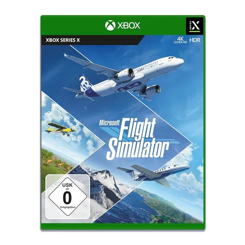 Xbox Flight Simulator (Disc) - [Xbox Series X] - Flugsimulation für Xbox Series X mit über 20 hochdetaillierten Flugzeugen und realistischem Verkehr. Erleben Sie die ganze Welt in atemberaubender Grafik und erstellen Sie Ihren eigenen Flugplan!