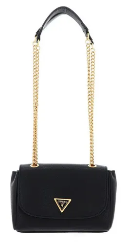 Guess Umhängetasche Cosette, Black - Umhängetasche aus hochwertigem Polyurethan, stilvolles unifarbenes Design mit genarbtem Logo, ideal für den Alltag und besondere Anlässe.