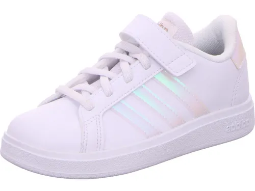 adidas Kinderschuhe GRAND COURT 2.0 EL C in Weiß, Größe 29 - Sneaker für Kinder, stylisch und bequem, ideal für Schule und Freizeit. Erhältlich in Größe 29 und versandkostenfrei auf Spartoo.de!