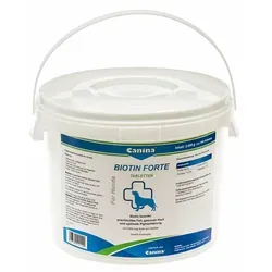 Canina Biotin Forte Tabletten 2 kg - Tiergesundheit - Unterstützt die Fellqualität von Hunden, ideal für tragende oder säugende Hündinnen und fördert gesundes, glänzendes Fell.