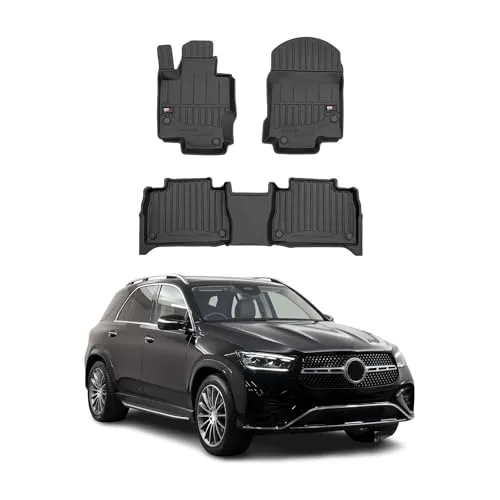 OMAC Auto-Fußmatten für Mercedes GLE Coupe C167 (2020-2024) - Premium TPE-Automatten für Mercedes GLE Coupe, wasserdicht und geruchlos mit Vanilleduft, bieten perfekten Allwetterschutz und Anti-Rutsch-Technologie für eine sichere Fahrt.