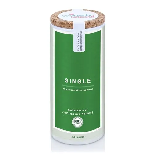Wunschkapsel SINGLE Amla-Extrakt - 290 Kapseln Inhalt