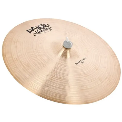 Paiste Masters Dark Crash 19" - Hochwertiges 19" Crash-Becken aus CuSn20 Bronze, handgefertigt für exzellente Klangdynamik und weiche Bespielbarkeit. Ideal für Jazz und semi-laute Situationen.