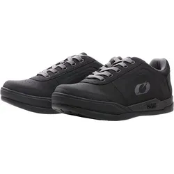 O'Neal Pinned SPD Unisex Schuhe - Schwarz/Grau - 44 EU - Fahrradschuhe mit verstärkter Zehenkappe und optimaler Tritteffizienz, ideal für sicheren Halt auf SPD-Pedalen und Schutz Ihrer Füße beim Fahren.