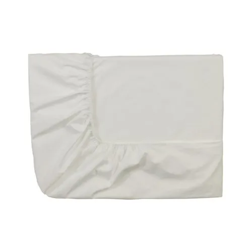 Essix Royal Line Spannbettlaken, Perkal-Baumwolle, Meringue, 90 x 200 cm