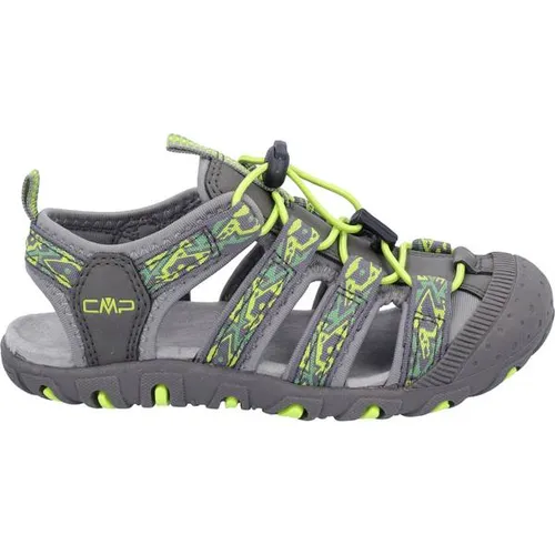 CMP Campagnolo Kids Sahiph Hiking Sandal Graffite-Lime Green EU 32 - Wanderschuhe für Kinder mit geschlossener Zehenkappe, ideales Design für gute Belüftung und Komfort bei Outdoor-Aktivitäten.