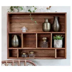 Chic Antique Wandregal 55cm x 70cm - Elegantes Holzregal für stilvolle Wandgestaltung, ideal zum Dekorieren und Aufbewahren in jedem Raum.
