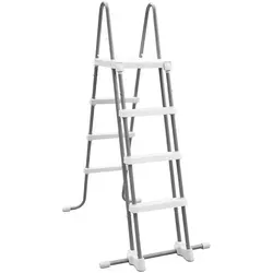 Intex Pool Leiter 122 cm Höhe - Poolzubehör mit rutschfesten Stufen, ideal für sicheren Zugang zu Ihrem Pool.