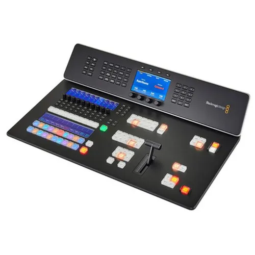 Blackmagic Design ATEM Television Studio HD8 ISO - Studio & Recording; kompakter Live-Produktionsmischer mit ISO-Aufzeichnung für alle 8 Eingänge, ideal für professionelle Livestreams und Events.