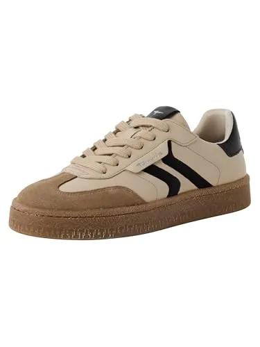 Tamaris Damen Low 1-23723-44 Sneaker, BEIGE Comb, 41 EU - Damen-Sneaker mit herausnehmbarer Sohle für optimalen Komfort und individuelle Anpassung.