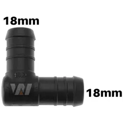 WamSter® L 90° Schlauchverbinder Pipe Connector 18mm Durchmesser