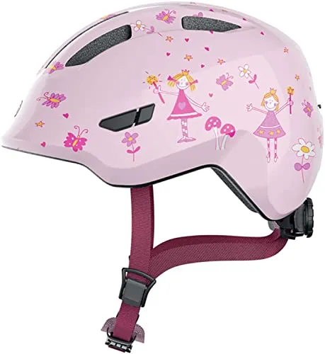 ABUS Kinderhelm Smiley 3.0 - Sicherer Fahrradhelm für kleine Abenteurer - Fahrradhelm mit tiefer Passform und Platz für einen Zopf, ideal für Mädchen und Jungs. Robuste Konstruktion und gute Belüftung sorgen für Sicherheit und Komfort.