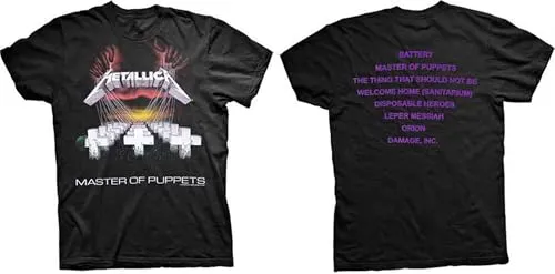 T-Shirt # L Unisex Black # Master of Puppets