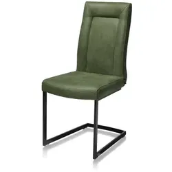 Henders & Hazel Malene Esszimmerstuhl Swing mit Handgriff - Eleganter Freischwinger Esszimmerstuhl aus hochwertigem Stoff Secillia und stabilem Metallgestell, kombiniert modernen Stil mit hohem Sitzkomfort für einladende Dinner-Abende.