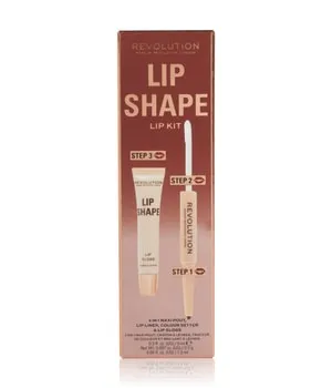 REVOLUTION Lip Shape Kit Brown Nude Lippen Make-up Set 1 Stk Brown Nude
