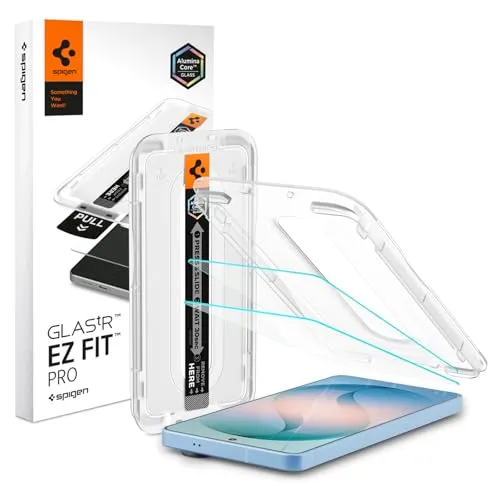Spigen Glas.tR EZ Fit Pro Anti-Reflex Schutzfolie für Samsung Galaxy S26 Plus – 2 Stück - Schutzfolie für Samsung Galaxy S26 Plus mit einfacher Installation dank EZ Fit Pro-Schablone. Antireflexbeschichtung sorgt für klare Sicht, während die 10H+ Härte vor Kratzern schützt. Ideal für den täglichen Gebrauch.