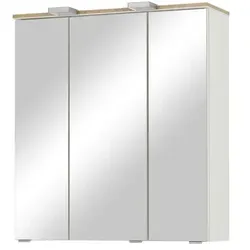 calmo2go Spiegelschrank Arianasee - Spiegelschrank in elegantem Weiß, Maße: 65x70x20 cm, hochwertig verarbeitet und ideal für moderne Badezimmer. Jetzt 10€ Willkommens-Gutschein bei Newsletter-Anmeldung sichern!
