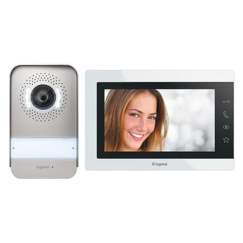 G4 Legrand Easy Kit 7-Zoll Video-Türsprechanlage - Moderne Video-Sprechanlage mit 7-Zoll-Display, ideal für die sichere Kommunikation. Einfach zu installieren und benutzerfreundlich, perfekt für Ihr Zuhause.