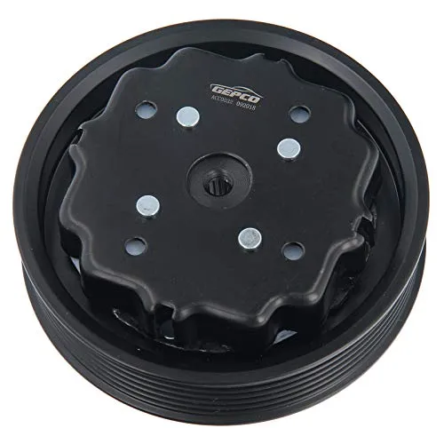 GEPCO Klimakompressor Magnetkupplung Riemenscheibe kompatibel mit: Audi A2 Seat Cordoba Ibiza Skoda Fabia VW BoraFox Golf IV Lupo Polo 6SEU12C 6Q0820803D 6Q0820803G