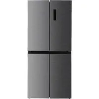 Bomann French Door Kühlschrank KG 7358 inox - 362L No Frost Kühl-Gefrier-Kombination, optimale Luftzirkulation und flexible Lagerung für frische Lebensmittel