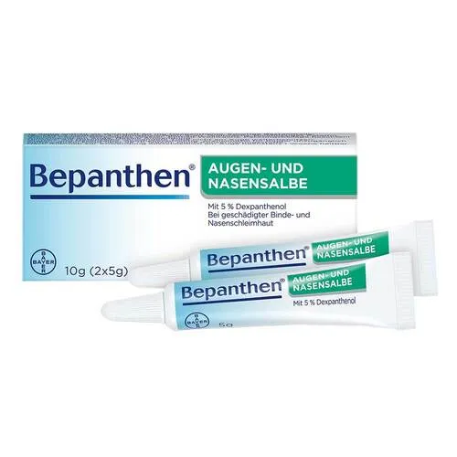 Bepanthen Augen- und Nasensalbe zur Förderung der Wundheilung 10 g
