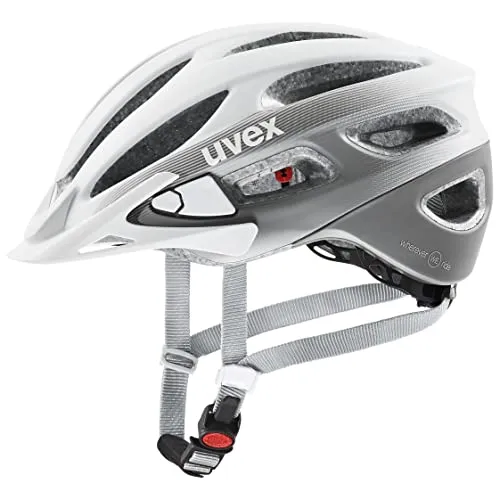 uvex true cc Women's Edition - Leichter Allround-Helm für Damen - Fahrradhelm mit optimaler Größenanpassung durch das uvex 3D IAS System, Pony Tail Cut-Out für langen Haarkomfort und erweiterbar mit optionalem LED-Licht.