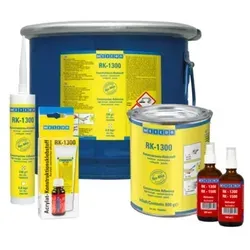 RK-1300 | Acrylat-Strukturklebstoff, pastöser No-Mix Klebstoff | 60 g | beige, opak