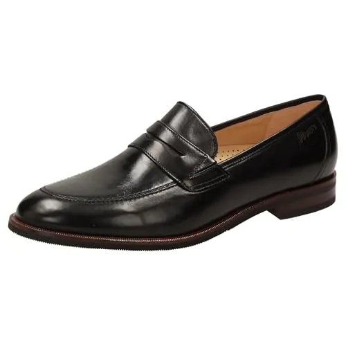 Sioux Herren Slipper Boviniso-700 - Eleganter Komfort - Hochwertige Sacchetto Machart für besten Tragekomfort. Das edle Kalbnappa Lederinnenfutter sorgt für ein angenehmes Fußgefühl. Ideal für den täglichen Einsatz und stilvolle Anlässe.