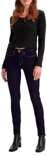 Levi's Damen 311 Shaping Skinny Jeans, Darkest Sky, 26W / 32L - Jeans für Damen, aus weichen Materialien, betont den Po und verlängert optisch die Beine für einen perfekten Look.