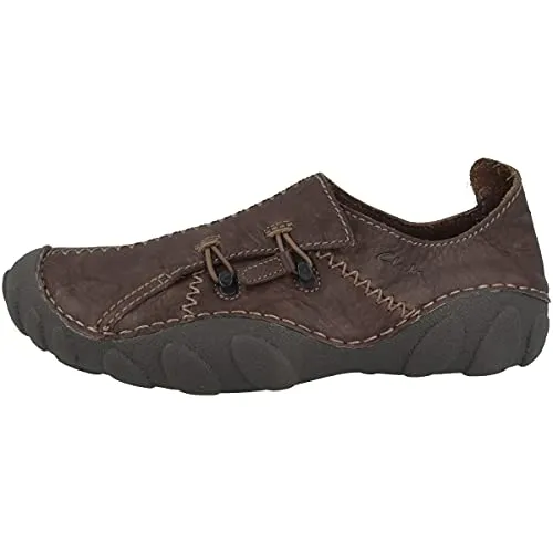 Clarks Herren Momo Spirit 2 Slipper – Braun Ebony Leather, 44.5 EU - Slipper & Mokassins für Herren mit innovativem Contoured Comfort und Cushion Plus für optimalen Komfort und Dämpfung bei jedem Schritt.