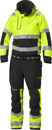 Helly Hansen Overall ALNA 2.0 SHELL SUIT 71695 - Gelb/Schwarz - Größe 60 - Arbeits- & Schutzkleidung, wasserfest und optimal sichtbar dank reflektierender Details, ideal für jedes Arbeitsumfeld.