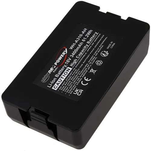 Powery XXL-Akku für Husqvarna 115H 2020 - Standard-Akkus mit 3400 mAh Kapazität, ideal für längere Mähzeiten und optimale Leistung Ihres Mähroboters.