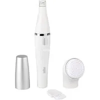 Braun FaceSpa 810 - Gesichtsepilierer und Gesichtsreinigungsbürste, entfernt 4x kürzere Haare, 100 % wasserdicht für Dusche