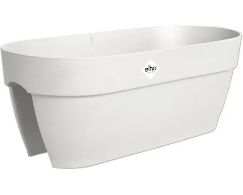 Elho Vibia campana Flower Bridge Geländer Blumenkasten - Hochwertiger Blumenkasten aus robustem Kunststoff, ideal für den Balkon oder die Terrasse. Mit stilvollem Design und praktischen Maßen von 26 x 59 x 22 cm.