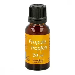 Propolis Tropfen ohne Alkohol 20 ml - Arzneimittel zur Unterstützung des Immunsystems, alkoholfrei und ideal für empfindliche Menschen.