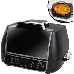 Best Direct® Multikocher - Heißluftfritteuse - 8 in 1 - Miniöfen: Chef-O-Matic® 8 in 1 Multicooker - Ihr vielseitiges Kochwunder für gesunde, leckere Gerichte mit Heißluftfrittieren, Grillen und Backen in einem Gerät.