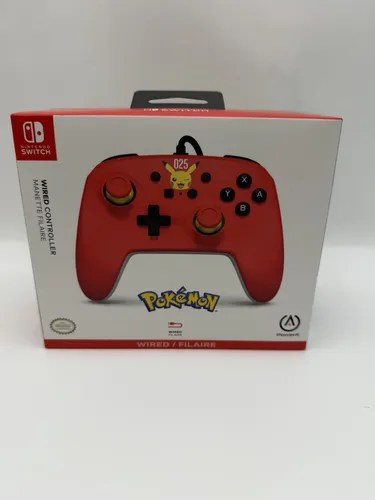 PowerA Wired Controller Pikachu Rot für Switch - Controller in Pikachu-Design, ideal für Gamer, die ein einzigartiges Spielerlebnis suchen.