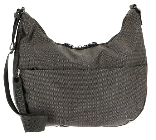 Mandarina Duck Damen MD20 Crossover, Pyrit - Damen-Schultertasche aus strapazierfähigem Mitrix Stoff, erweiterbar mit hervorragender interner Organisation und schillerndem Effekt – ideal für den modernen Alltag.