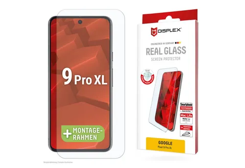 Displex Displayschutzglas DISPLEX Panzerglas Real Glass (2D) für Google Pixel 9 Pro XL