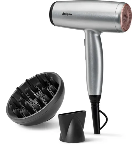BaByliss D580DE Cosmos Dryer Haartrockner 2100 W - Haartrockner mit 2100 W, 3 Temperatur- und 2 Geschwindigkeitsstufen für schnelles Trocknen und Styling, ideal für Damen.